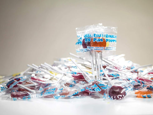 Zollipops Clean Teeth Lollipops, Anti Cavity Lollipops, Delicious Assorted Flavors, Variety, 5.2 Ounce (Pack of 1)...